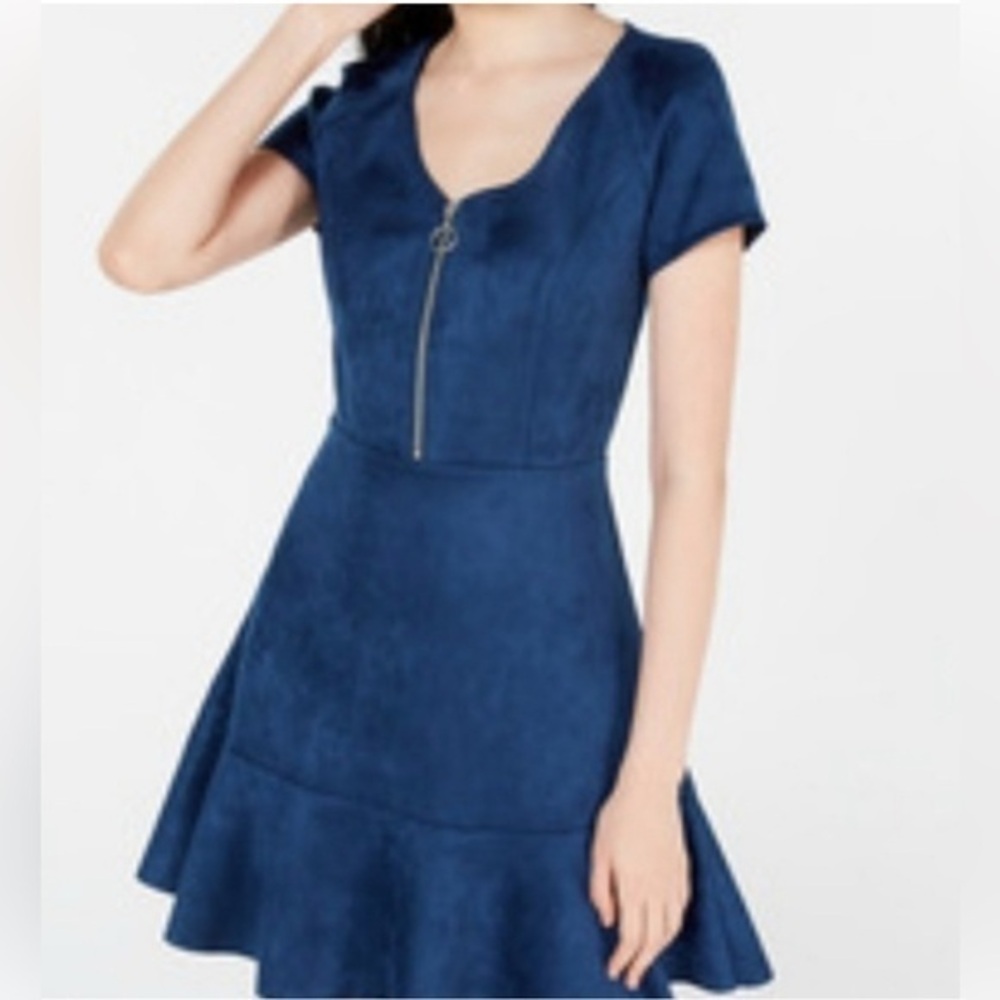 NEW…ROSE HARLOW Soft Faux Suede Dress